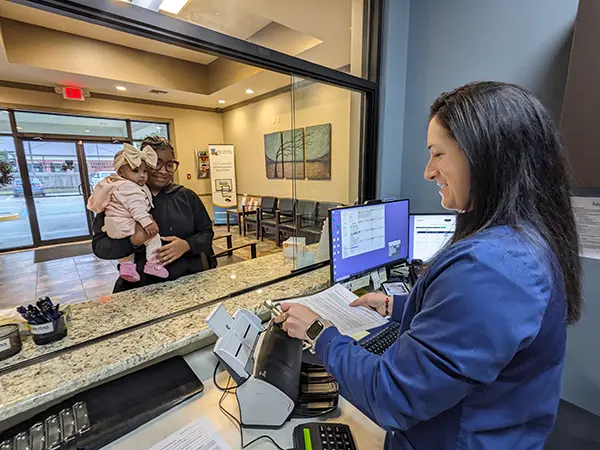 Image of the front desk in Family Physicians Urgent Care